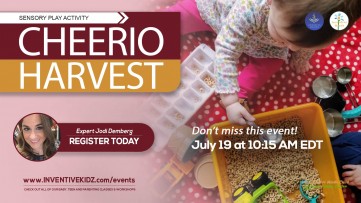 Sensory Activity - Cheerio Harvest